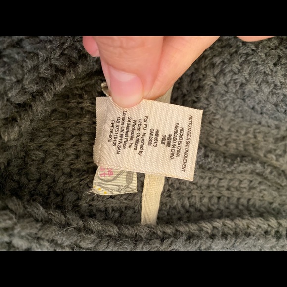 Free People Brook side, hooded poncho, very good condition, One size - Picture 6 of 14